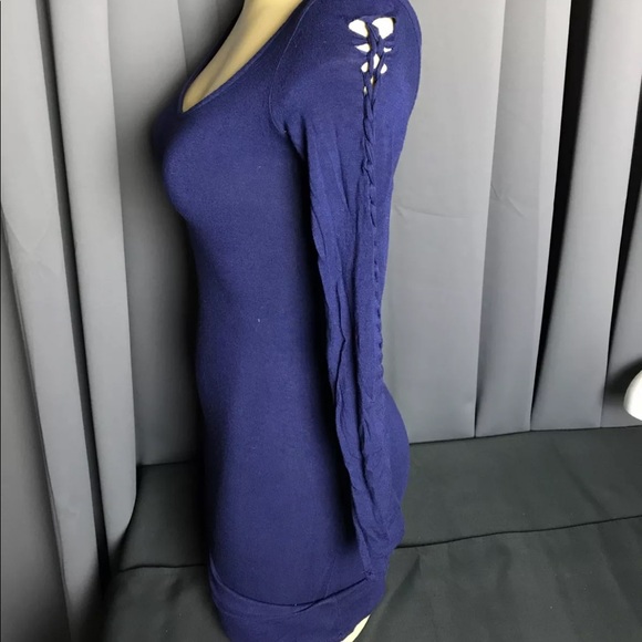 Women's Small Navy Blue Charlotte Russe Dress - Picture 1 of 6